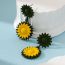 Fashion Sunflower Alloy Sun Flower Earrings
