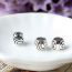 Fashion Vintage Silver Pan's Diy Convoluted Hollow Big Hole Bead Accessories