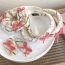 Fashion C Loop Of Large Intestine Knit Bow Ruched Scrunchie