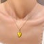 Fashion Gold Alloy Durian Necklace