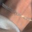 Fashion Silver Pure Copper Multilayer Bead Chain Bracelet