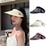 Fashion 4# Black Polyester Hollow Top Sun Hat With Large Brim