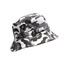 Fashion White Camouflage Polyester String Bucket Hat