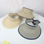 Fashion Brown Empty Straw Sun Hat With Large Brim