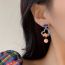 Fashion A Pair Of Ear Clips (triangular Clip) Alloy Love Ball Asymmetric Ear Clip Earrings