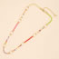 Fashion 1# Colorful Rice Beads Pearl Bead Necklace