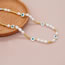 Fashion 2# Colorful Rice Beads Pearl Glass Eye Bead Necklace