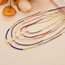 Fashion 1# Colorful Rice Beads Pearl Necklace