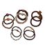 Fashion 5# Mix And Match D Style 10-piece Set Fabric Braided Hair Rope Set