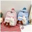 Fashion Pink Oxford Cloth Cartoon Bunny Children's Backpack