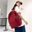 Fashion Blue Cotton Large Capacity Backpack