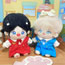 Fashion 20cm (not Including Baby) Blue Skirt And Shirt Two-piece Set Fabric Color Block Skirt Doll Clothes