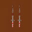 Fashion Silver Alloy Geometric Sword Earrings