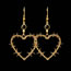 Fashion Silver Alloy Thorn Wire Love Earrings