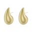 Fashion Gold Alloy Drop-shaped Earrings