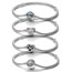 Fashion Halo Clasp Snake Bone Chain Bracelet Metallic Silver-plated Snake Bone Chain Geometric Bracelet
