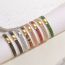 Fashion Green Copper Inlaid Zirconium Multi-layered Claw Chain Bracelet