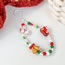 Fashion A Christmas Boots + Bells Resin Colorful Round Beads Christmas Snowman Bell House Mobile Phone Chain