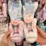 Fashion Lace Cinnamon Dog (you Can Send A Sock Card Or Opp Bag Remember Wangwang Said) Cotton Printed Mid-calf Socks