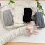 Fashion Light Gray Bare Finger Solid Color Knitted Long Sleeve Arm Guard Fingerless Gloves