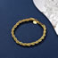 Fashion Gold Copper Twist Bracelet