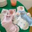 Fashion Rolled Kuromi (you Can Send A Sock Card Or Opp Bag) Cotton Printed Mid-calf Socks