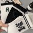 Fashion Number Two Letter R [1 Pair] Cotton Printed Mid-calf Socks