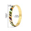 Fashion 19# Copper Gold-plated Printed Bracelet