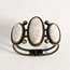 Fashion Gold Alloy Egg-shaped White Pine Bracelet