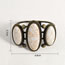 Fashion Gold Alloy Egg-shaped White Pine Bracelet