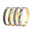 Fashion 4# Copper Gold-plated Printed Bracelet