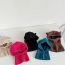 Fashion Coffee Children 46-52cm Acrylic Knitted Neck Gaiter Integrated Children's Hood