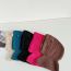 Fashion Coffee Adult 54-58cm Acrylic Knitted Neck Gaiter Integrated Hood