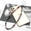 Fashion Grimace Long Style Geometric Crystal Beaded Mobile Phone Chain
