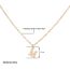 Fashion I Alloy 26 Letters Necklace