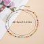 Fashion B Colorful Rice Bead Necklace