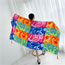 Fashion 77 Fan Beauty Cotton And Linen Printed Sun Protection Scarf Shawl