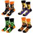 Fashion Witch 2# Cotton Printed Knit Mid-calf Socks