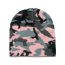 Fashion Red Acrylic Camouflage Knitted Beanie