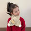Fashion Mustard Green Three-dimensional Bear Children's Socket Neck Scarf