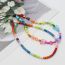 Fashion Mixed Color Without Pendant Alloy Geometric Beaded Mobile Phone Chain