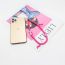 Fashion Pink Geometric Beaded Mobile Phone Chain