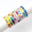 Fashion 3# Alloy Paint Love Letters Geometric Bracelet