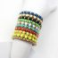 Fashion Twenty One# Alloy Paint Beaded Bracelet