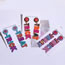Fashion Sky Blue Alloy Colorful Rice Beads Letter Earrings