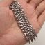 Fashion 4mm Stainless Steel Geometric Chain Men's Bracelet