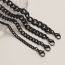 Fashion 7mm Stainless Steel Geometric Chain Men's Bracelet