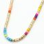 Fashion Color Alloy Colorful Beaded Necklace