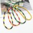 Fashion Butterfly Rainbow Acrylic Beaded Mobile Phone Chain