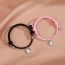 Fashion Single Hanging Bixin Ghost Black Milan Rope Couple Bracelet Pair Of Stainless Steel Ghost Magnetic Love Bracelets  Mixed Material